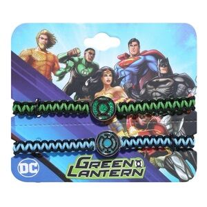 2-Pack DC Comics Green Lantern & Blue Lantern Best Friend Bracelet Set - NWT